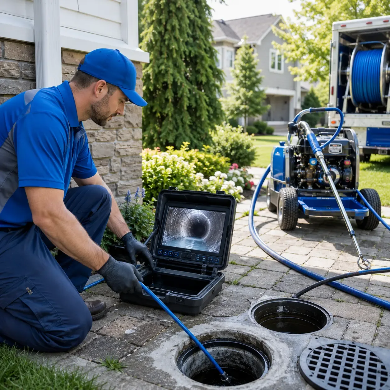 Outdoor drain cleaning professionals serving Hoffman, NC